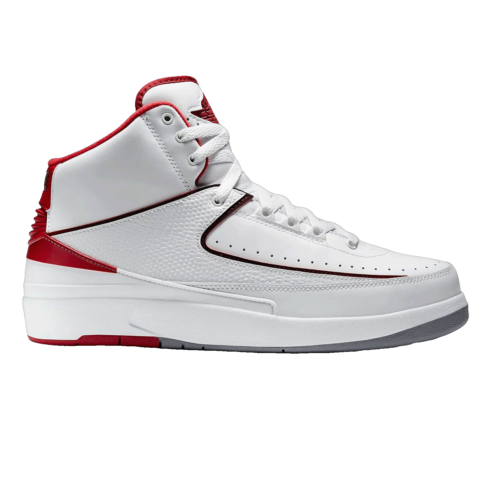Nike Air Jordan 2 Retro White Red (2014) 385475-102