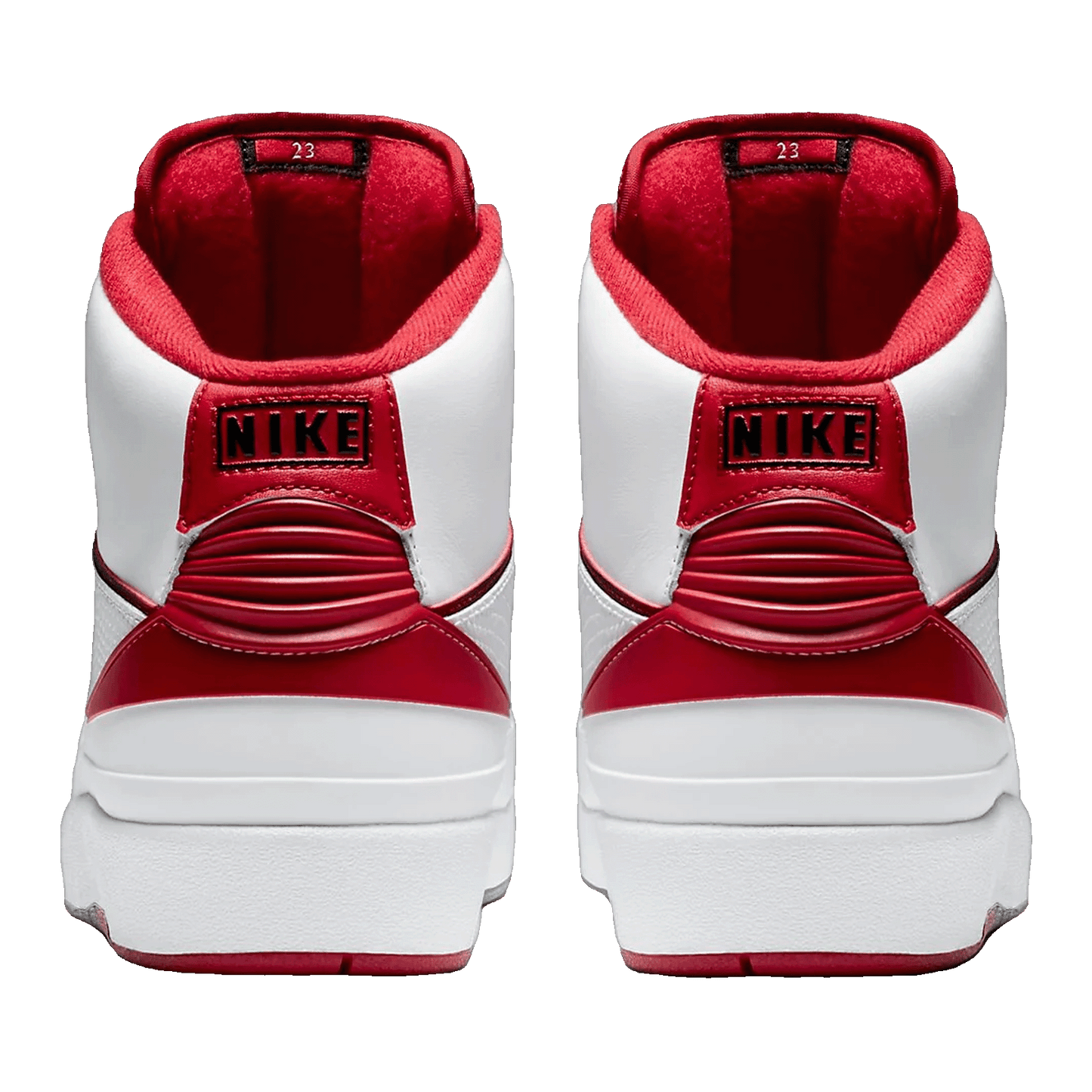 Nike Air Jordan 2 Retro White Red (2014) Back 385475-102