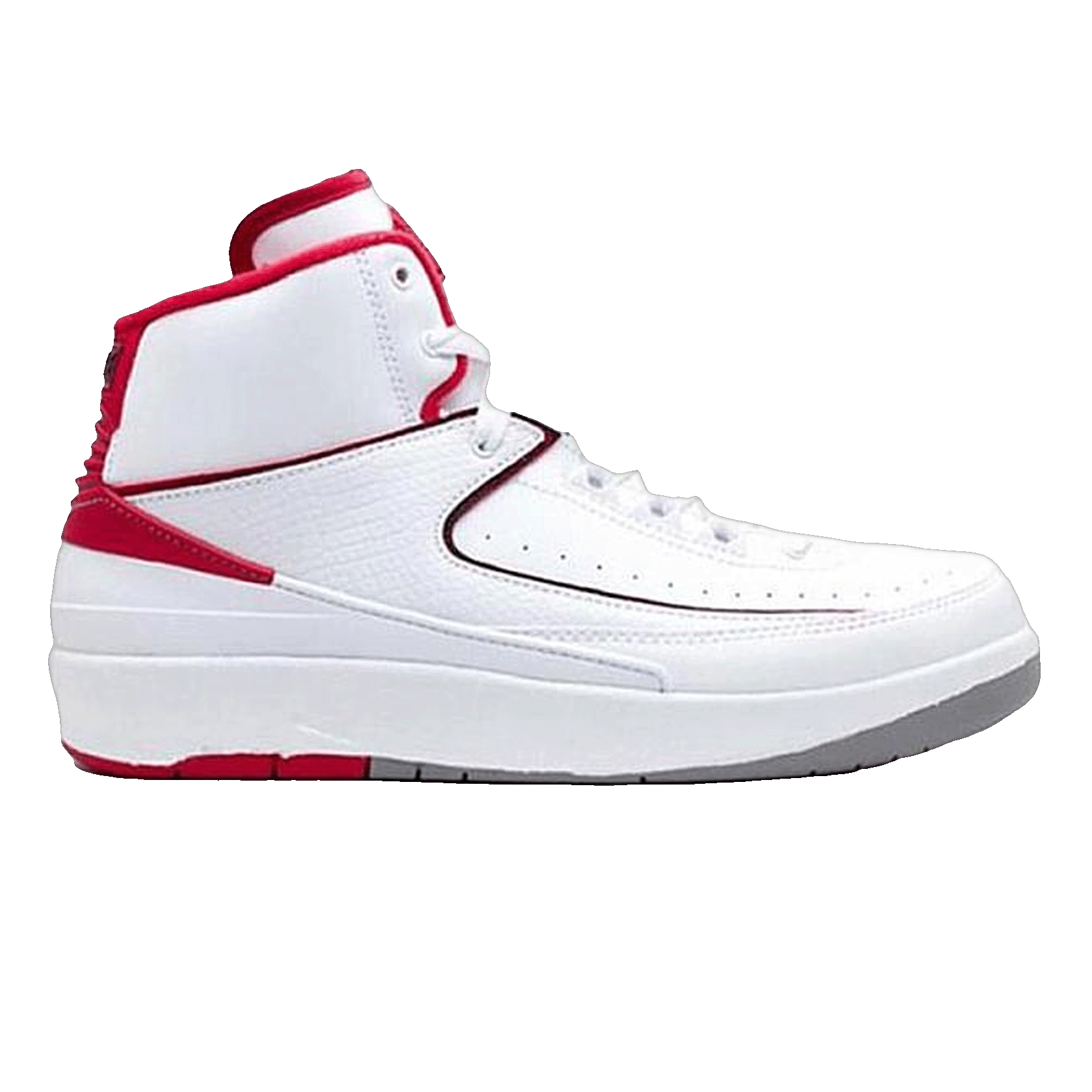 Nike Air Jordan 2 Retro White Red (2014) (GS) 395718-102