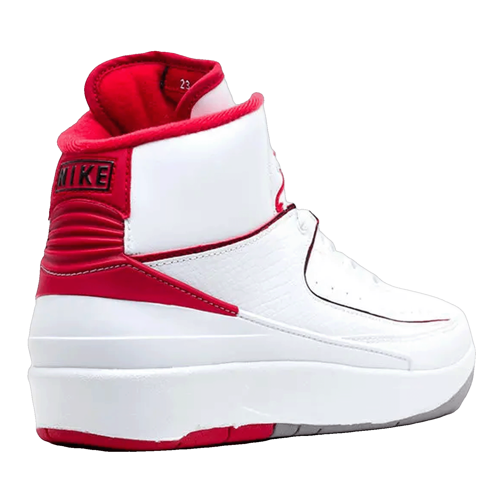 Nike Air Jordan 2 Retro White Red (2014) (GS) Back 395718-102