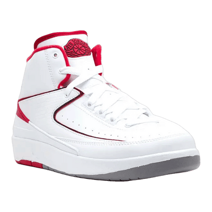 Nike Air Jordan 2 Retro White Red (2014) (GS) Side 395718-102