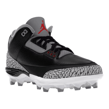 Nike Air Jordan 3 Mid Retro TD Black Cement Side FZ8626-001