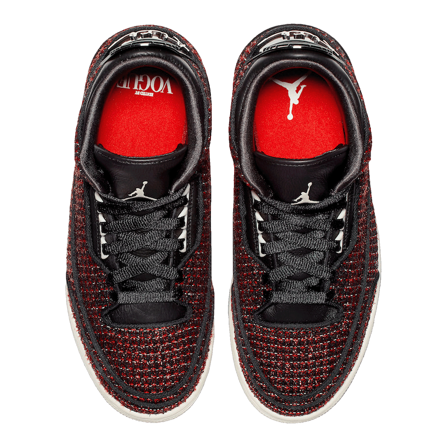 Nike Air Jordan 3 Retro AWOK Vogue University Red (W) Oben BQ3195-601