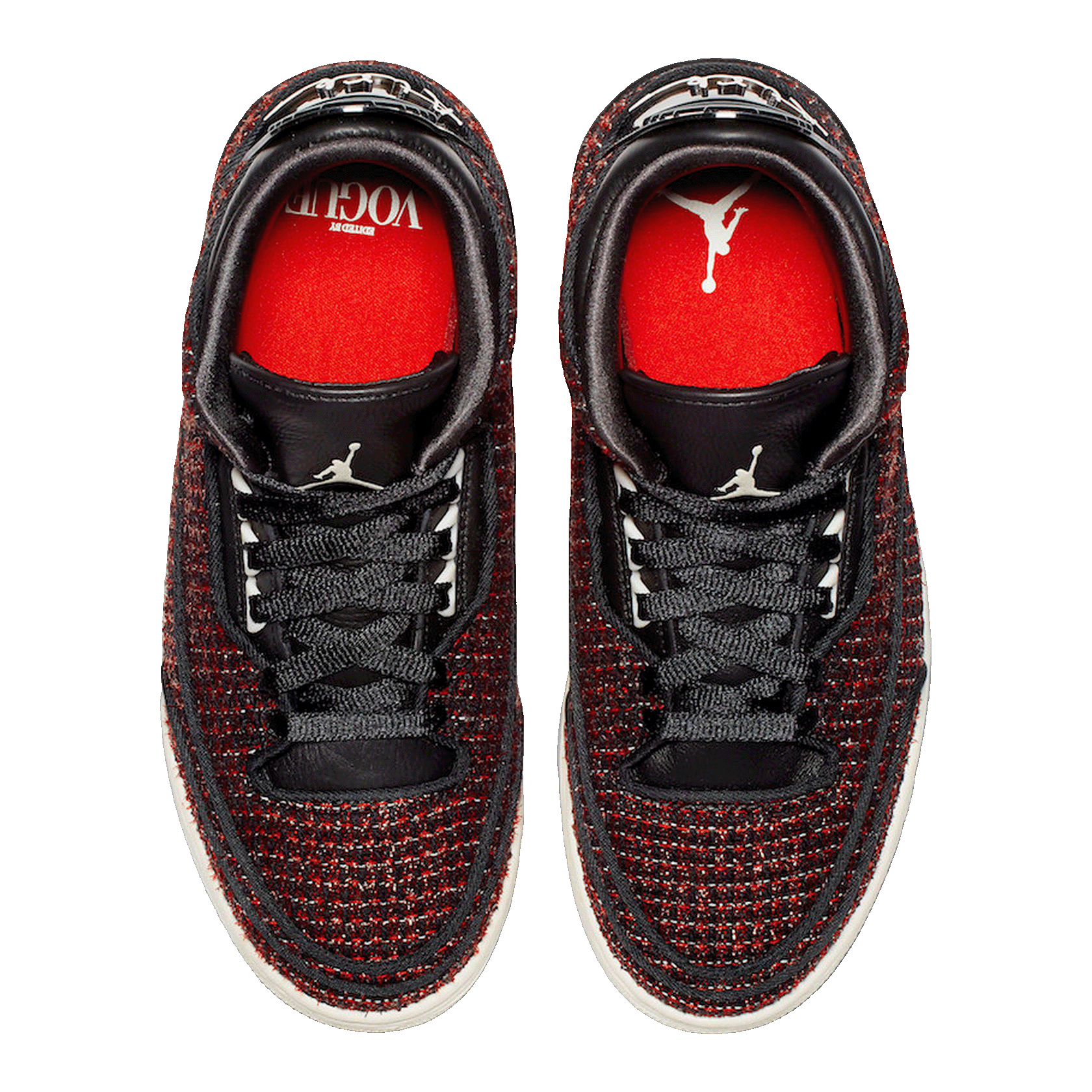 Nike Air Jordan 3 Retro AWOK Vogue University Red (W) Oben BQ3195-601