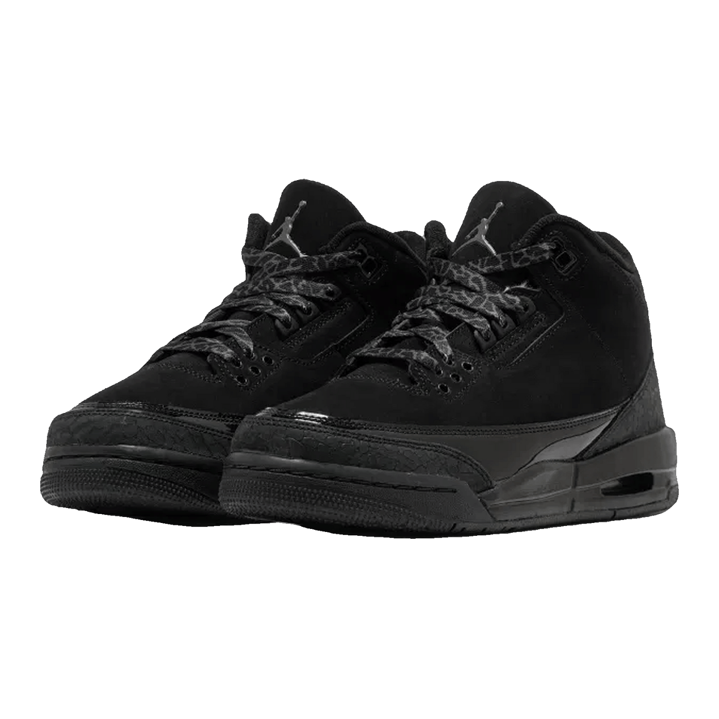 Nike Air Jordan 3 Retro Black Cat (2025) (GS) Side DM0967-001