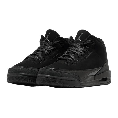 Nike Air Jordan 3 Retro Black Cat (2025) (GS) Side DM0967-001