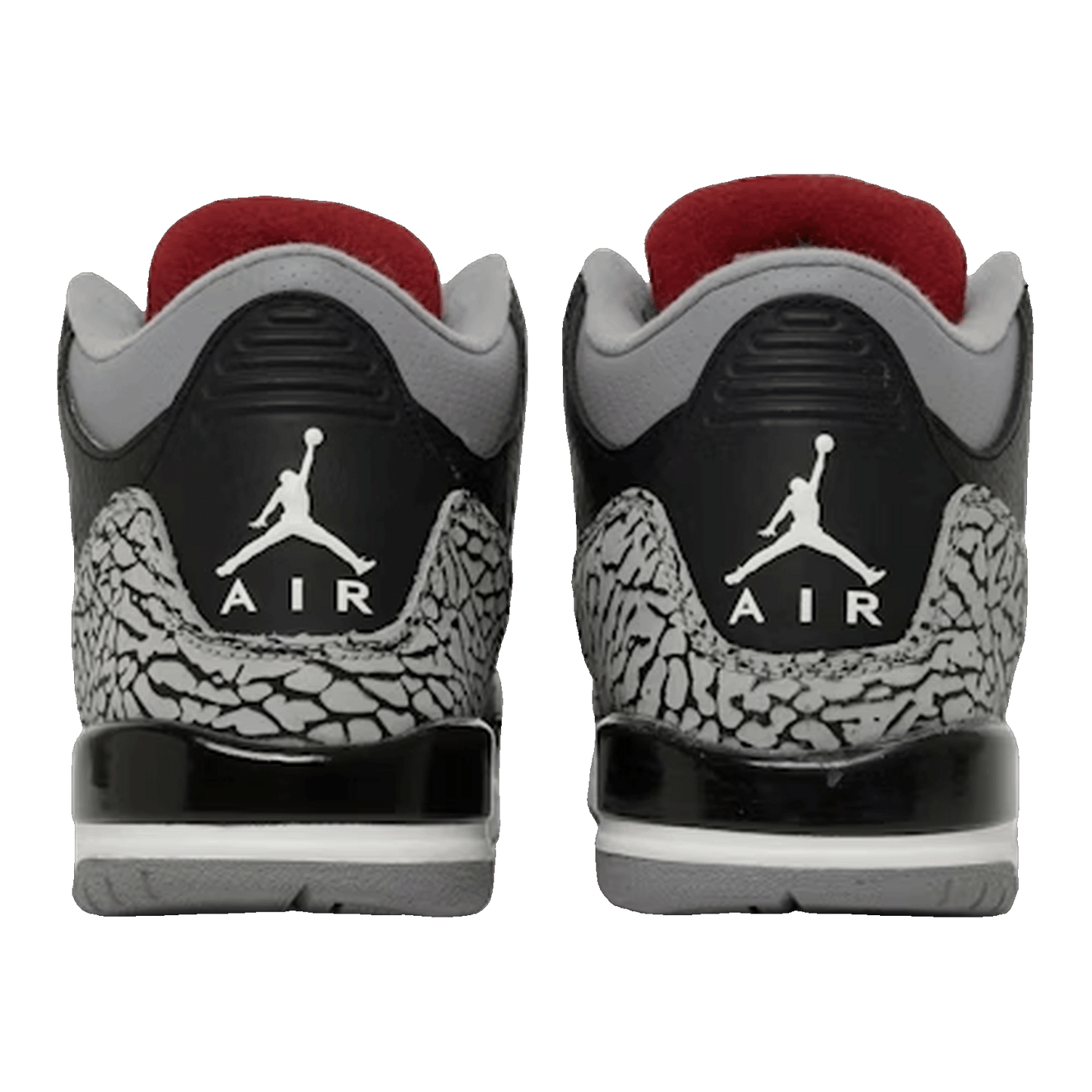 Nike Air Jordan 3 Retro Black Cement (2011) (GS) Back