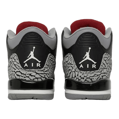 Nike Air Jordan 3 Retro Black Cement (2011) (GS) Back