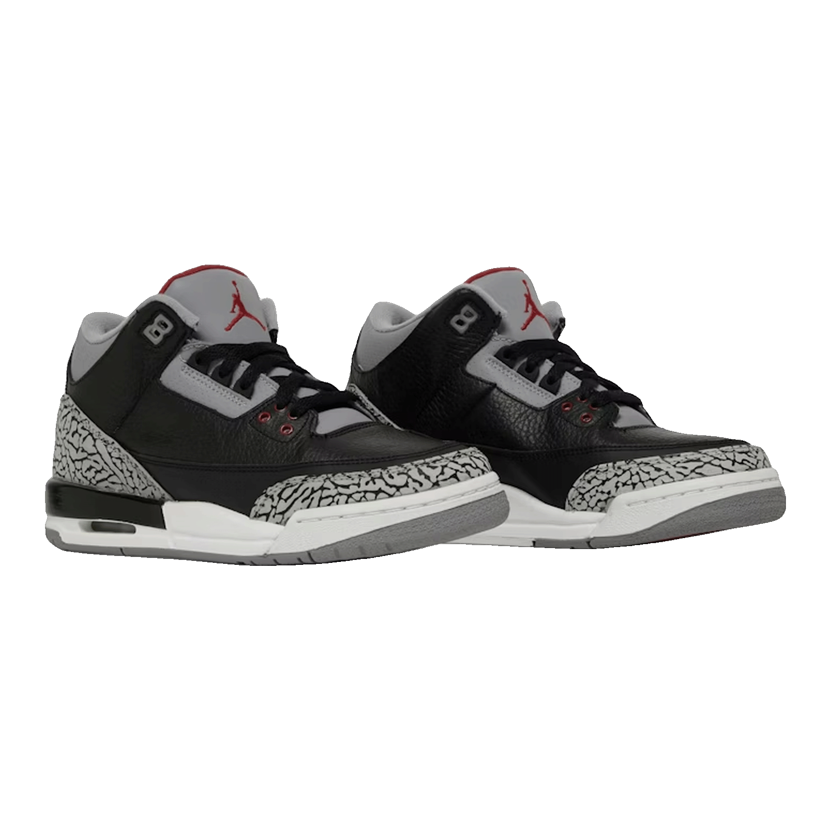 Nike Air Jordan 3 Retro Black Cement (2011) (GS) Side 398614-010
