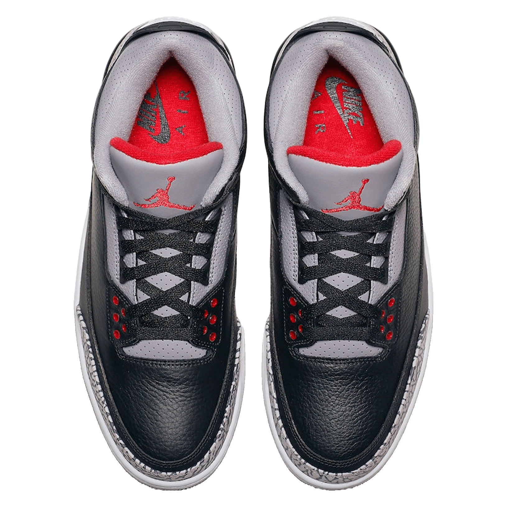 Nike Air Jordan 3 Retro Black Cement 2018 Forty Four Sneaker