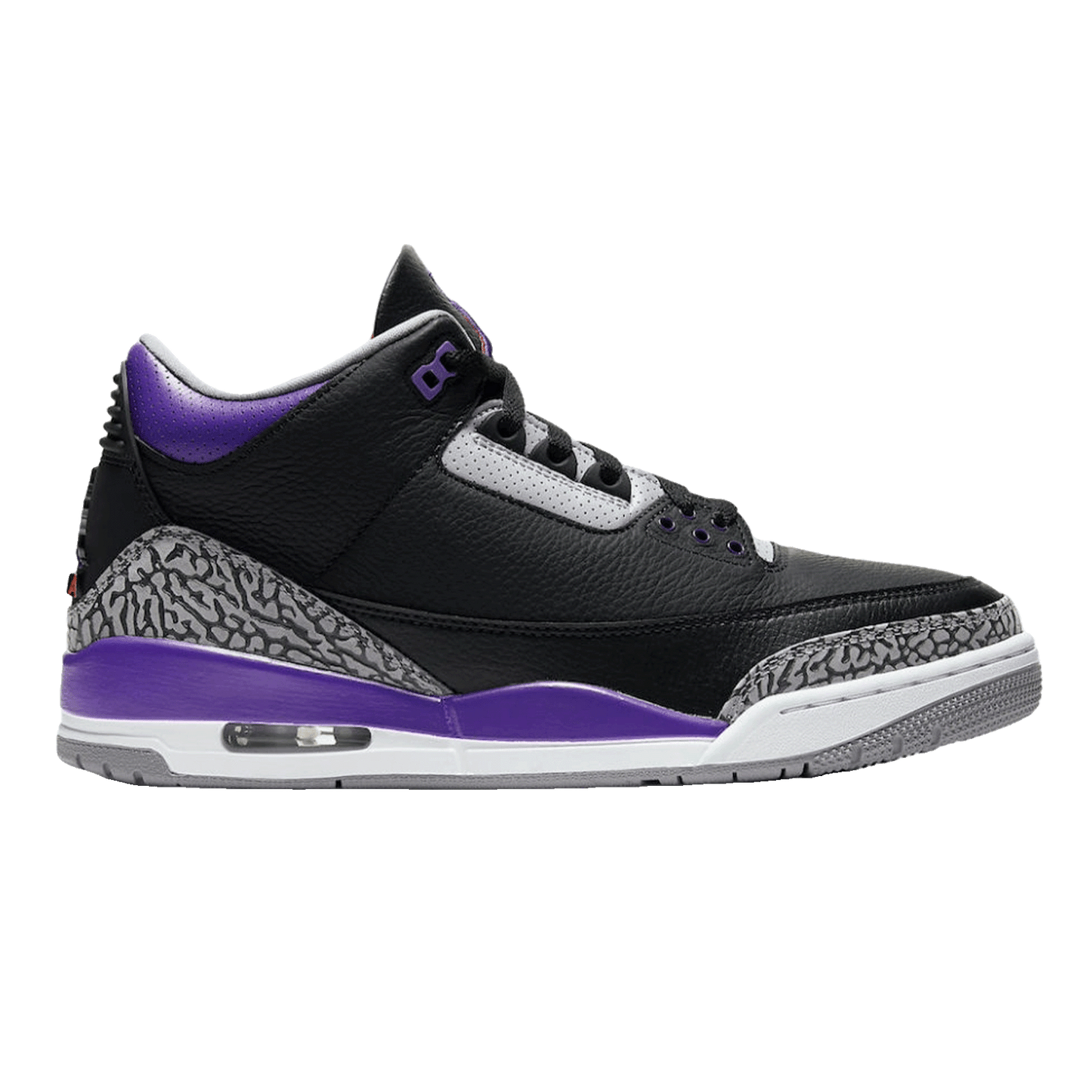 Nike Air Jordan 3 Retro Black Court Purple