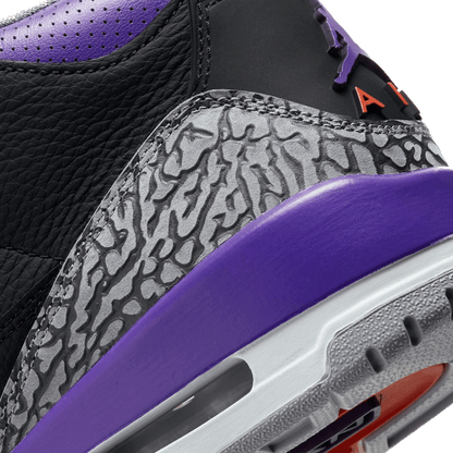 Nike Air Jordan 3 Retro Black Court Purple Back 2