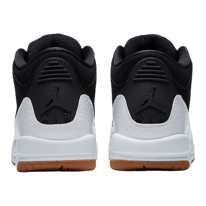 Nike Air Jordan 3 Retro Black White Gum (GS) Back 441140-022