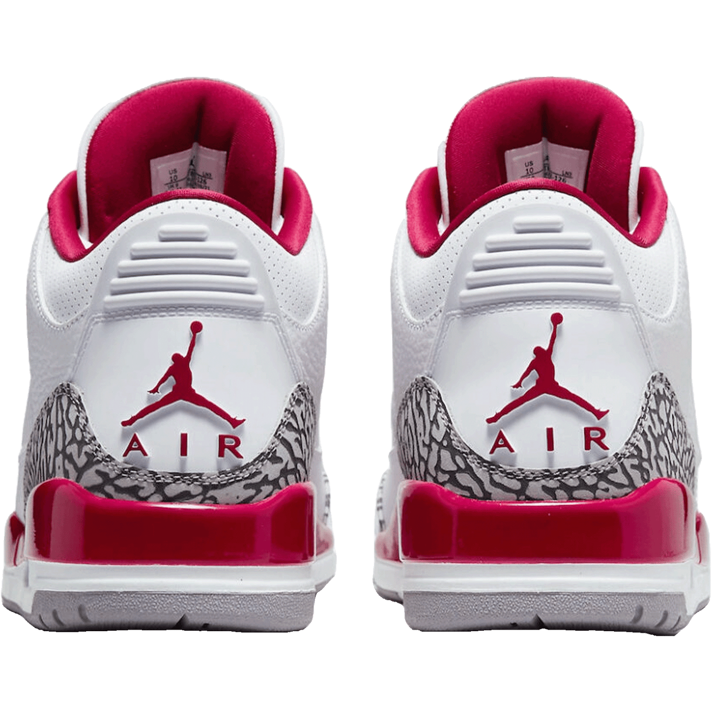 Nike Air Jordan 3 Retro Cardinal Red Back