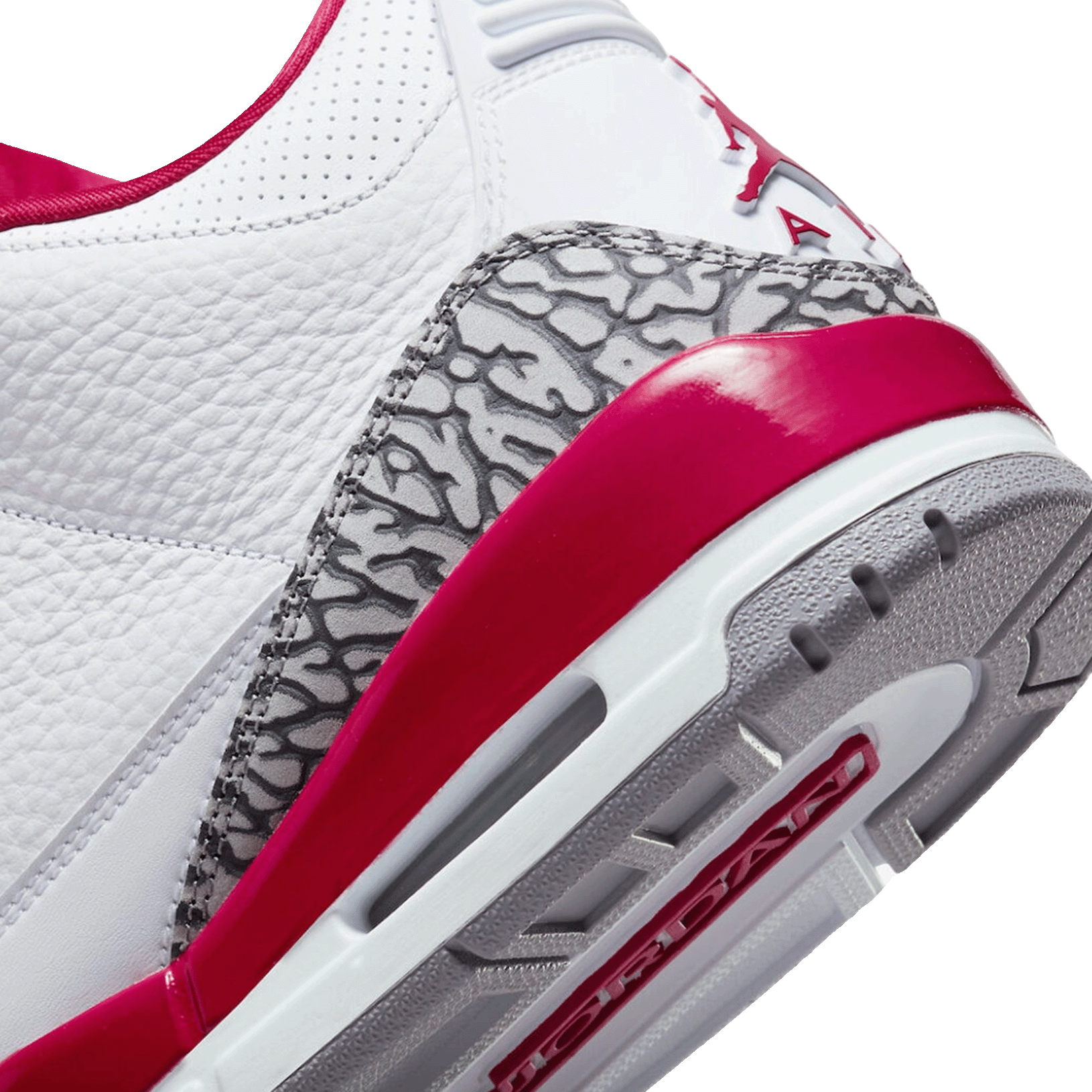 Nike Air Jordan 3 Retro Cardinal Red Back 2