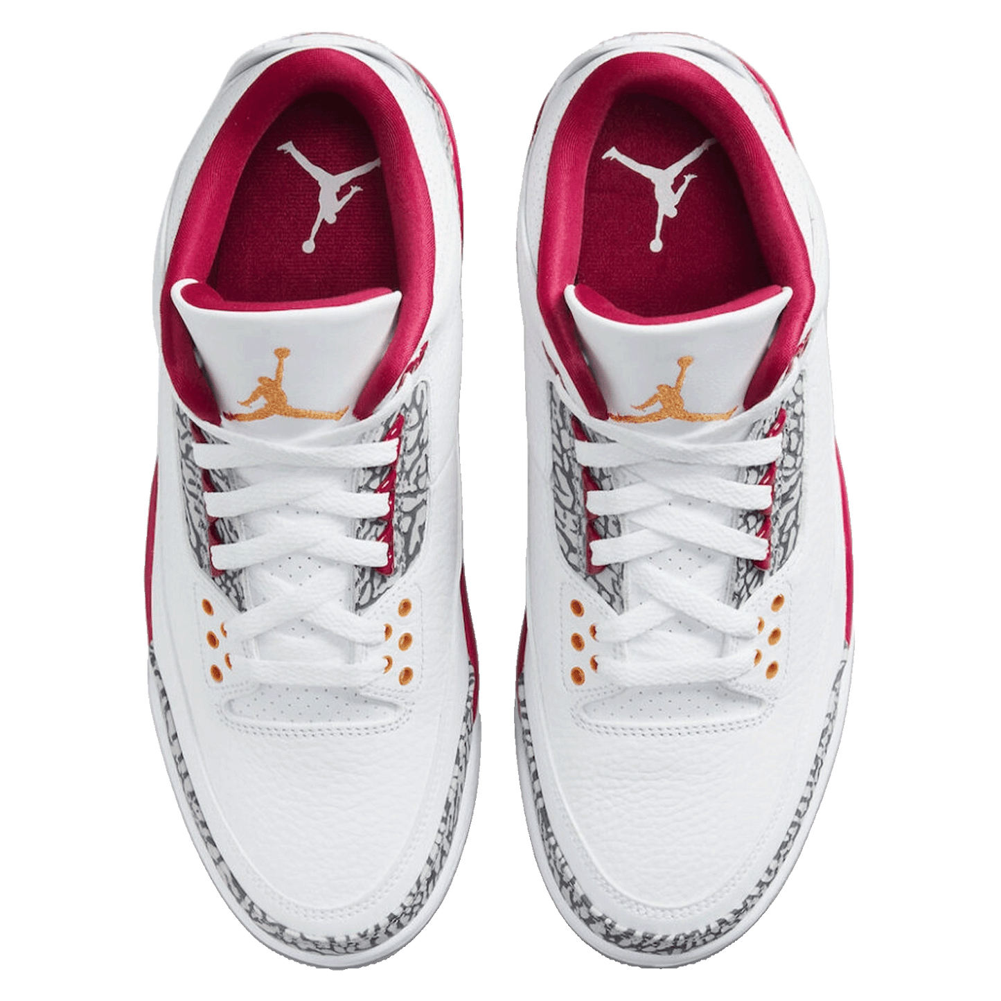 Nike Air Jordan 3 Retro Cardinal Red Oben