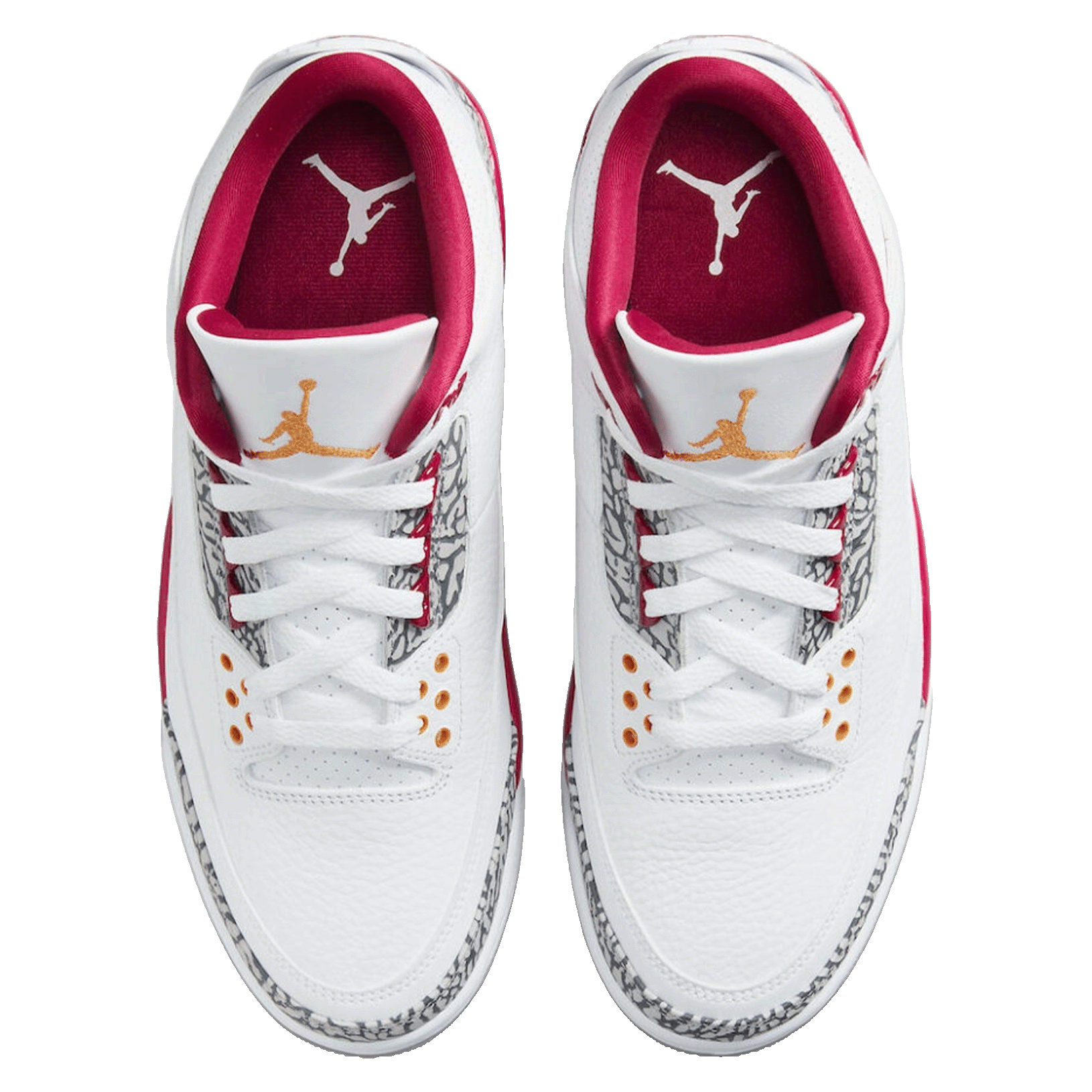 Nike Air Jordan 3 Retro Cardinal Red Oben