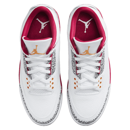 Nike Air Jordan 3 Retro Cardinal Red Oben