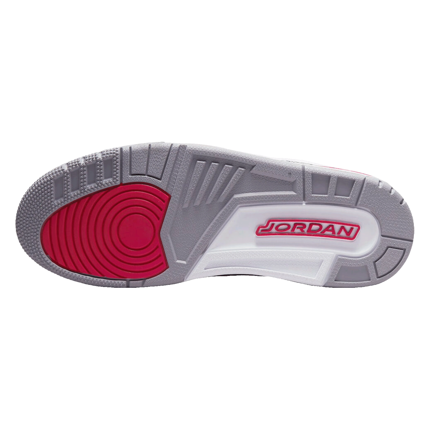 Nike Air Jordan 3 Retro Cardinal Red Sohle