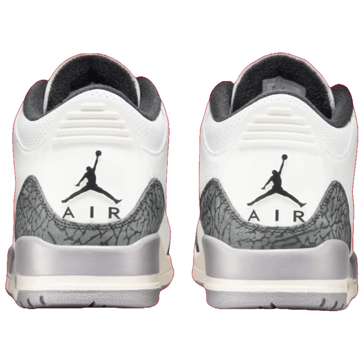 Nike Air Jordan 3 Retro Cement Grey Back