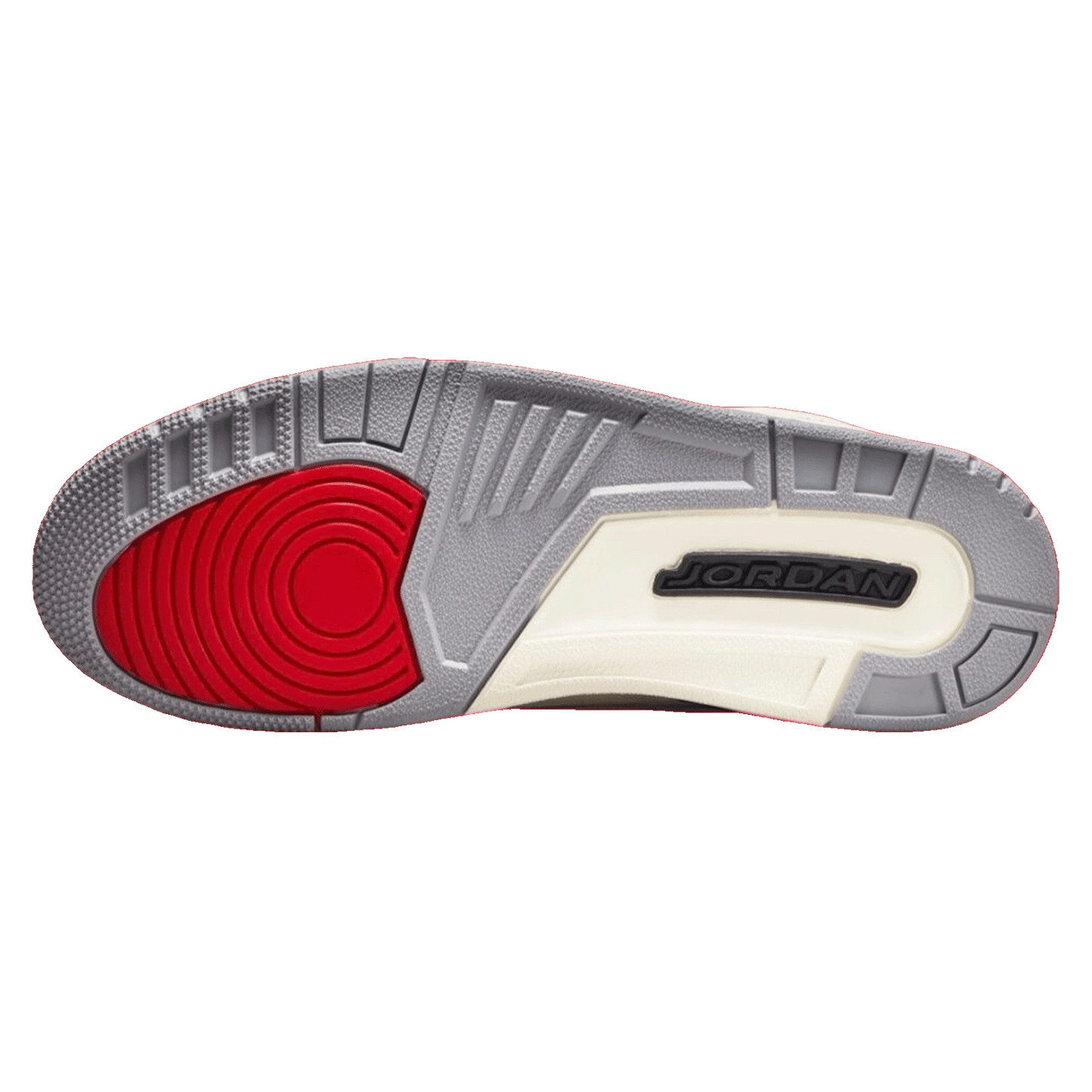 Nike Air Jordan 3 Retro Cement Grey (GS) Sohle