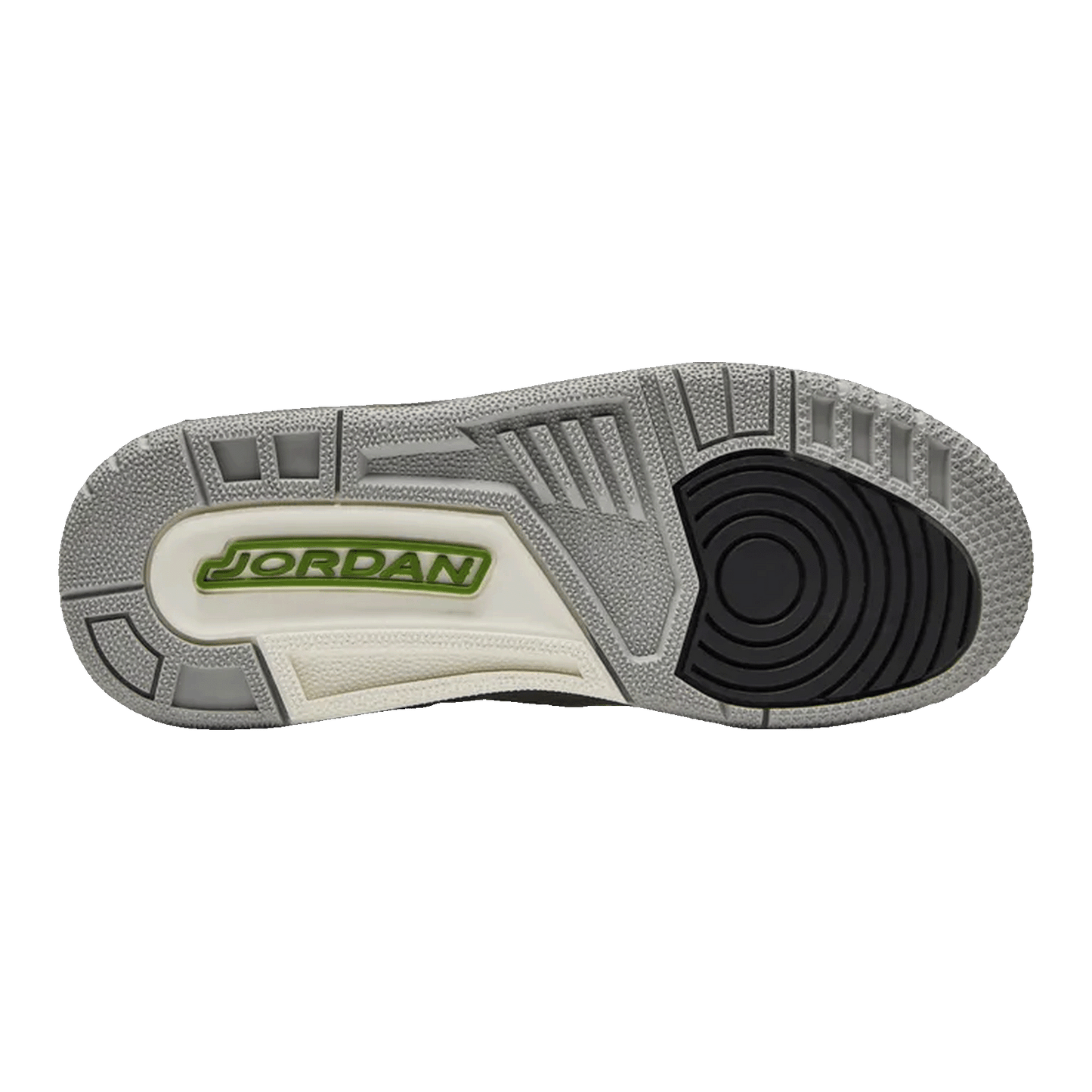 Nike Air Jordan 3 Retro Chlorophyll (GS) Sohle 398614-006