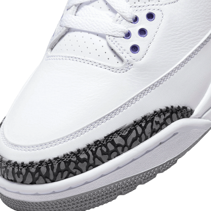 Nike Air Jordan 3 Retro Dark Iris (GS) Toe