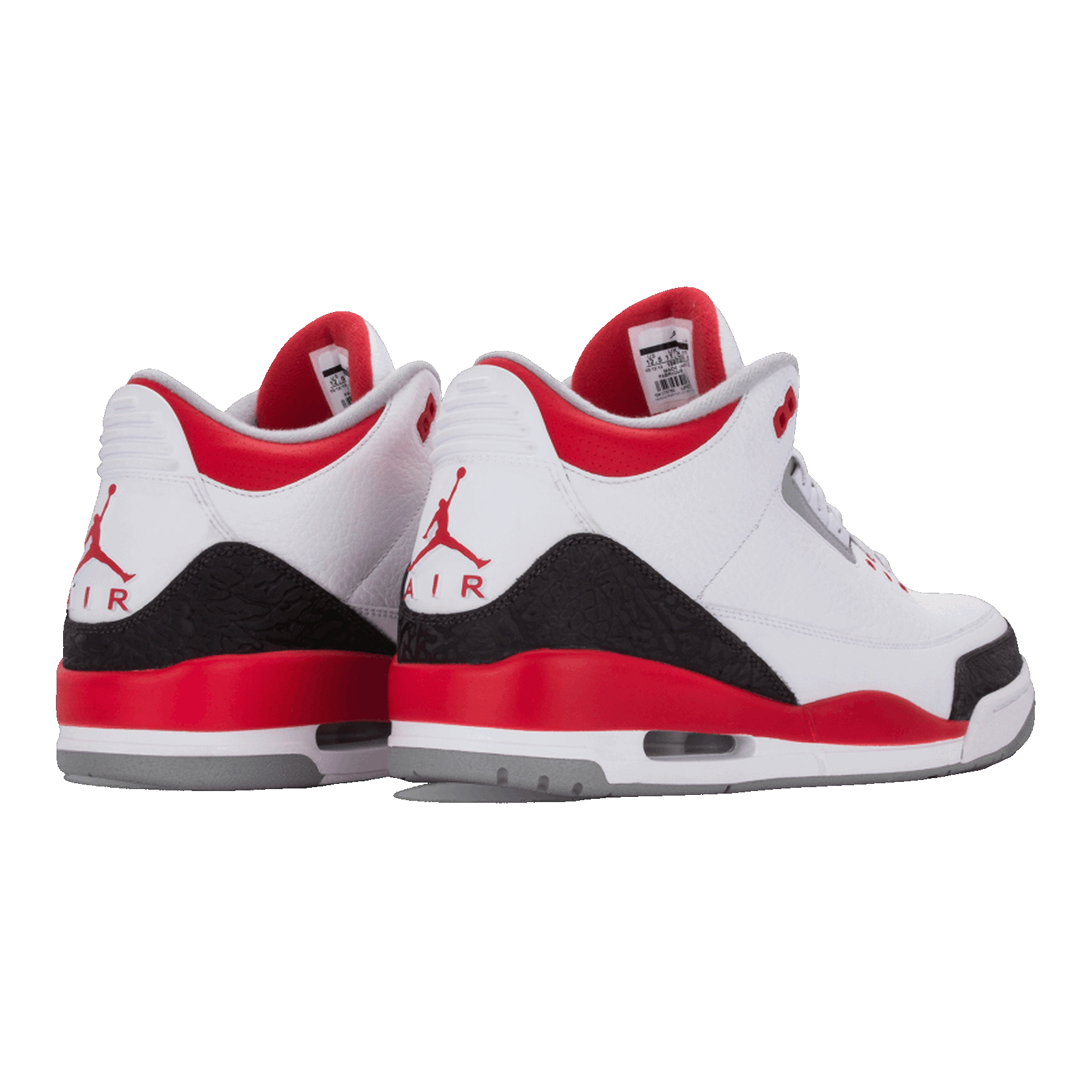 Nike Air Jordan 3 Retro Fire Red (2013) Back 136064-120