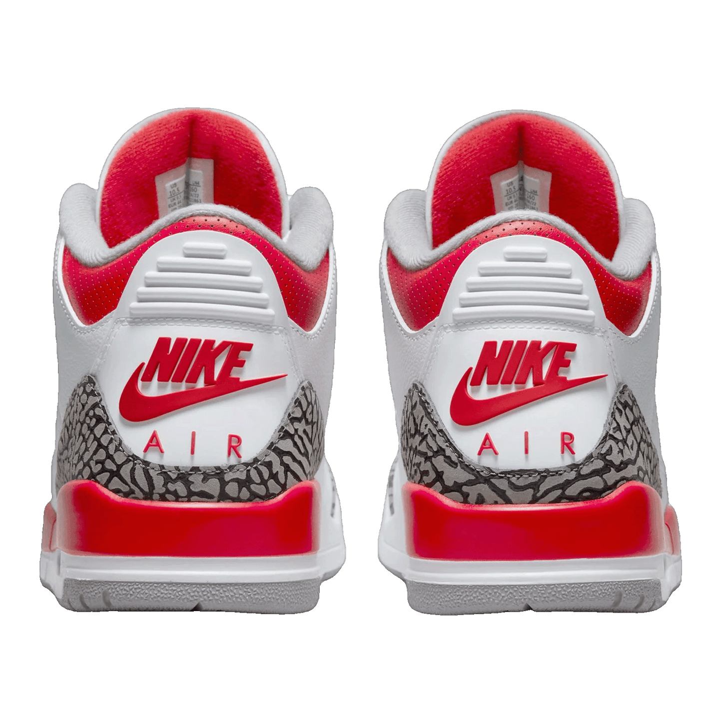 Nike Air Jordan 3 Retro Fire Red (2022) (GS) Back DM0967-160