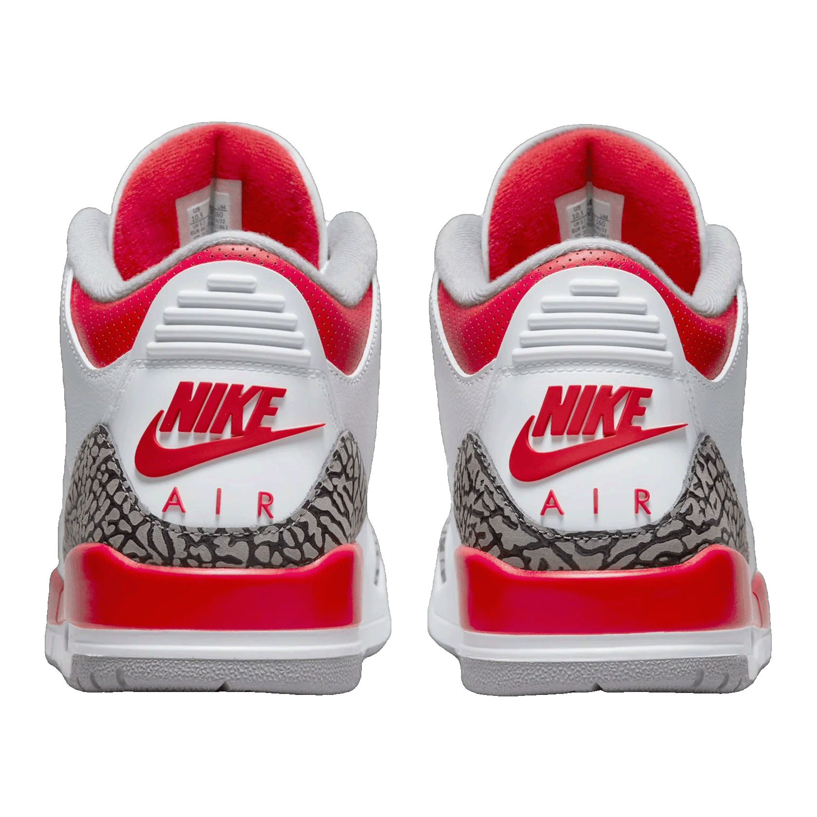 Nike Air Jordan 3 Retro Fire Red (2022) (GS) Back DM0967-160