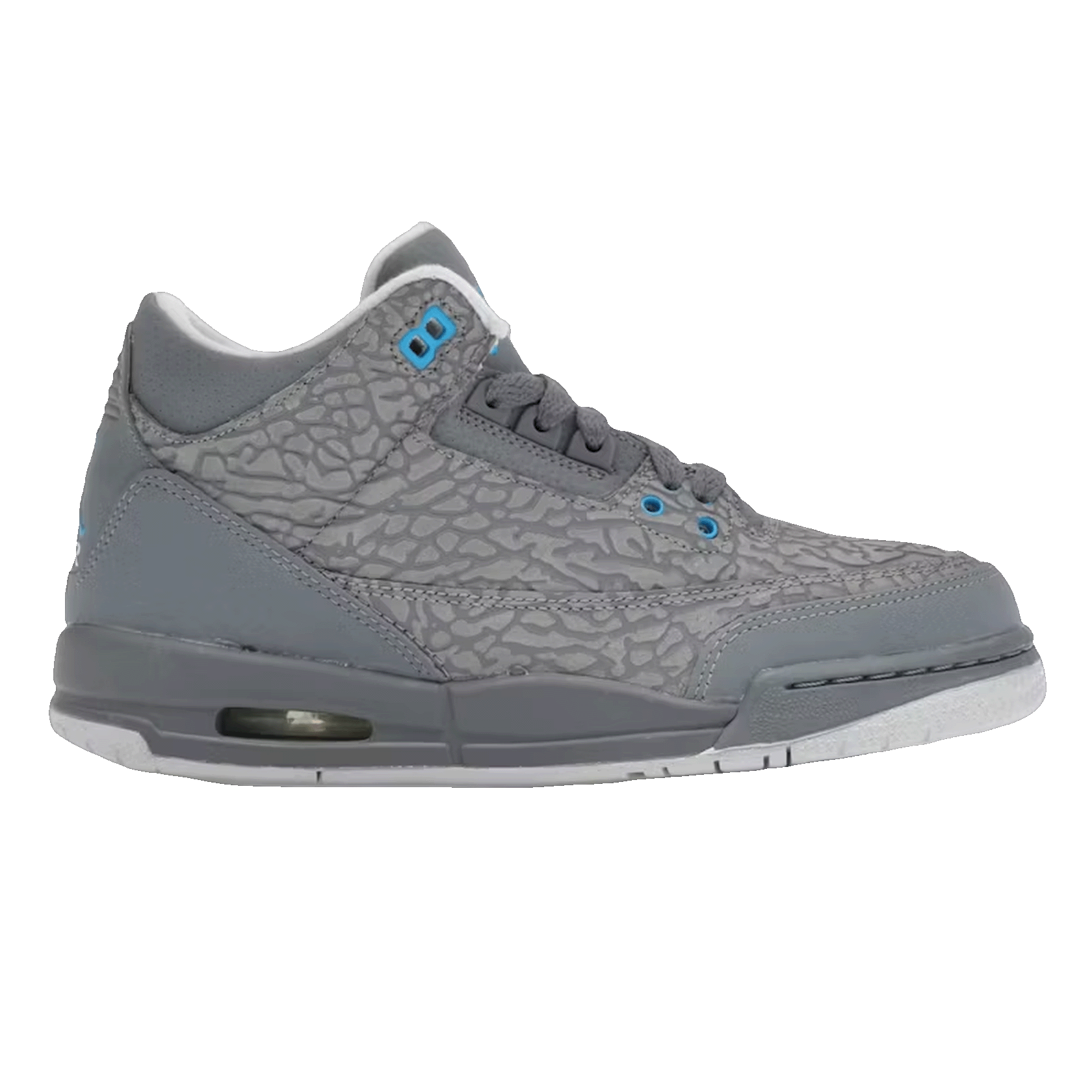 Nike Air Jordan 3 Retro Flip Cool Grey Blue Glow (GS) 441140-015