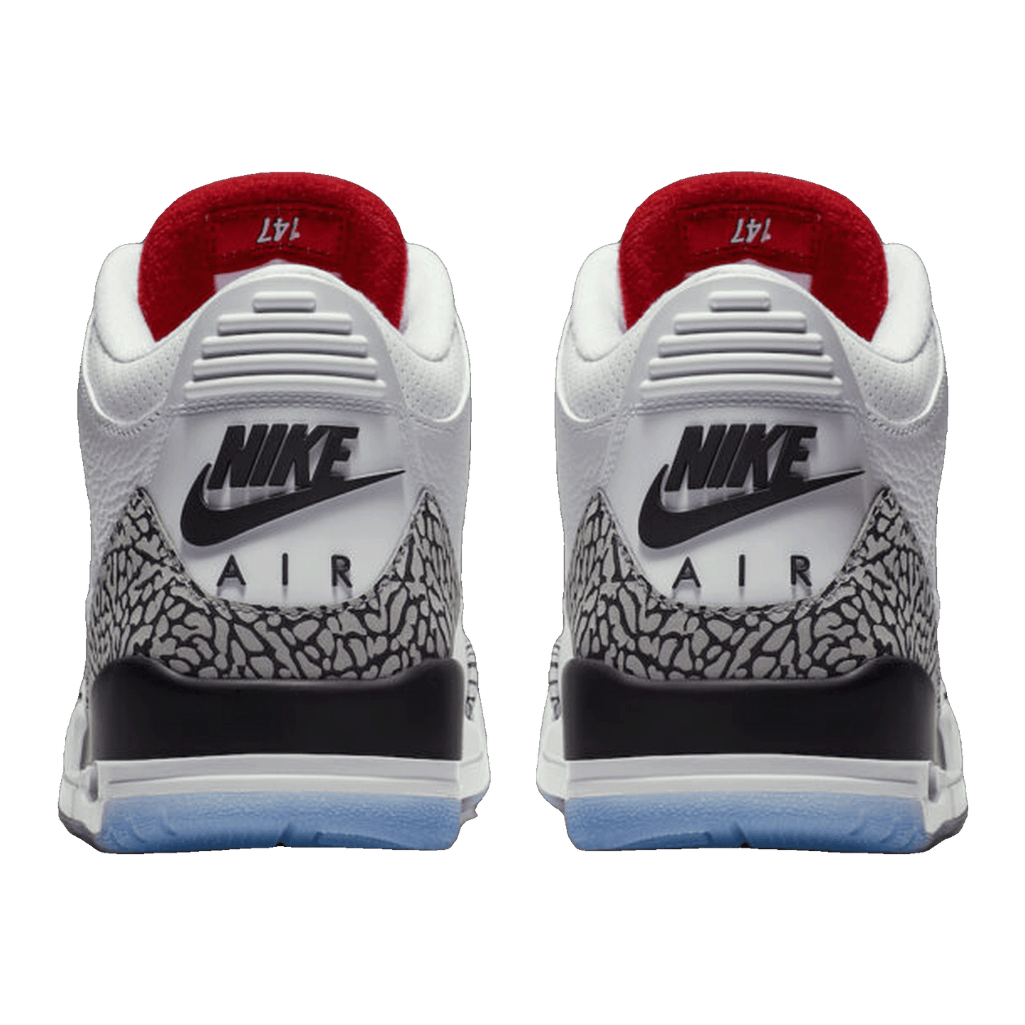 Nike Air Jordan 3 Retro Free Throw Line White Cement Back 923096-101