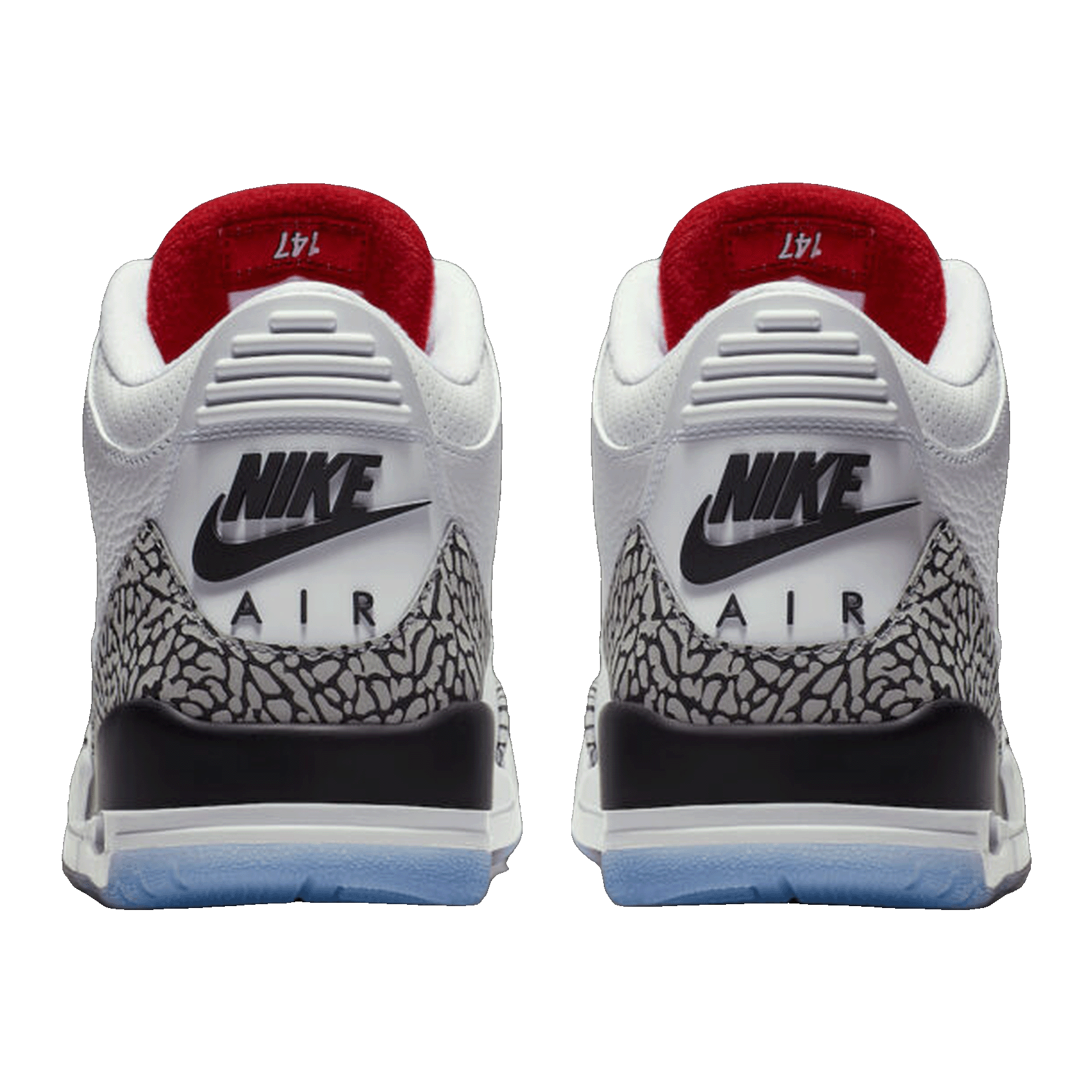 Nike Air Jordan 3 Retro Free Throw Line White Cement Back 923096-101