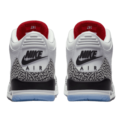 Nike Air Jordan 3 Retro Free Throw Line White Cement Back 923096-101