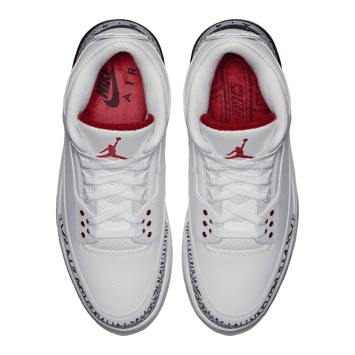 Nike Air Jordan 3 Retro Free Throw Line White Cement Oben 923096-101