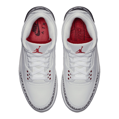 Nike Air Jordan 3 Retro Free Throw Line White Cement Oben 923096-101