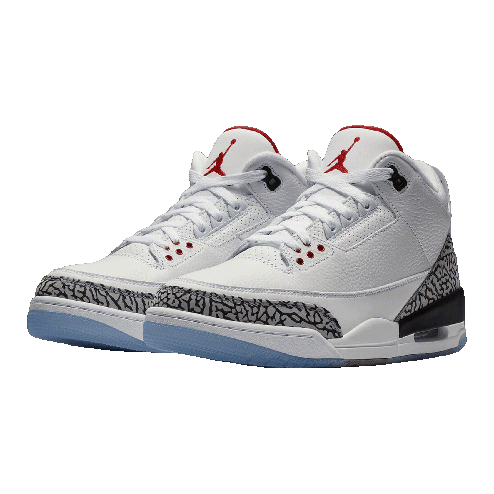 Nike Air Jordan 3 Retro Free Throw Line White Cement Side 923096-101