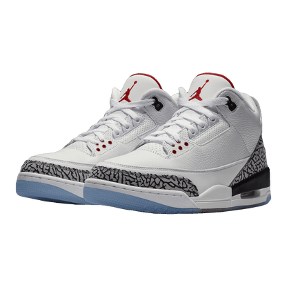 Nike Air Jordan 3 Retro Free Throw Line White Cement Side 923096-101