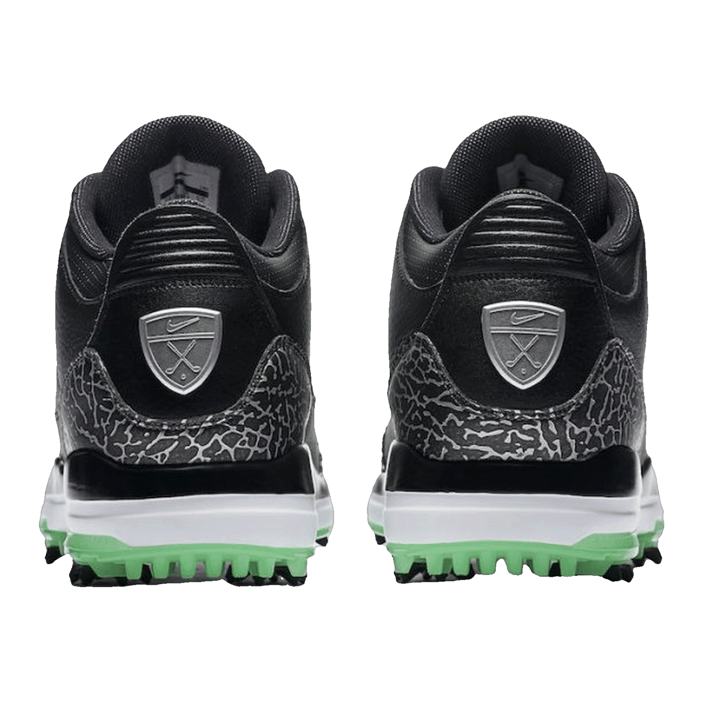Nike Air Jordan 3 Retro Golf Black Green Glow Back AJ3783-001