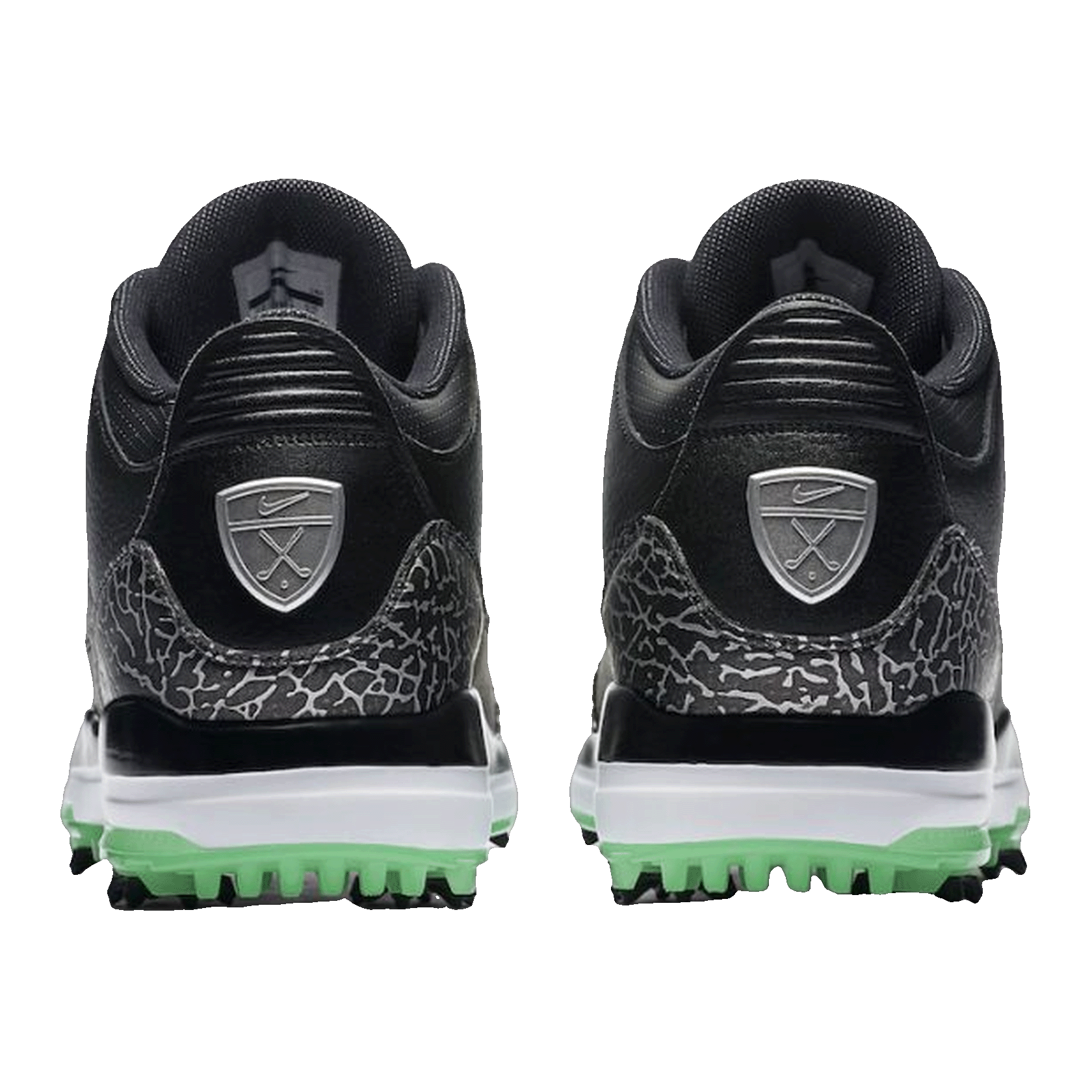 Nike Air Jordan 3 Retro Golf Black Green Glow Back AJ3783-001