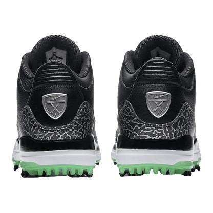 Nike Air Jordan 3 Retro Golf Black Green Glow Back AJ3783-001