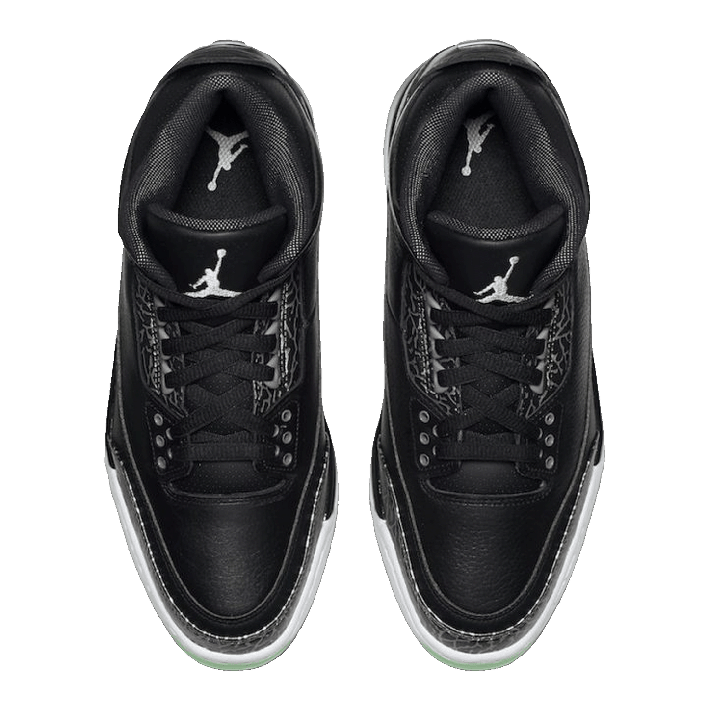 Nike Air Jordan 3 Retro Golf Black Green Glow Oben AJ3783-001