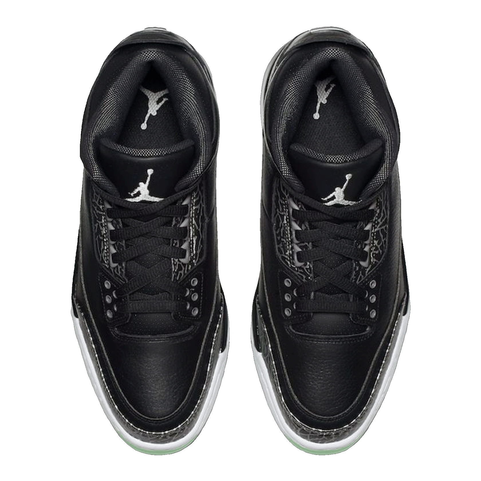 Nike Air Jordan 3 Retro Golf Black Green Glow Oben AJ3783-001