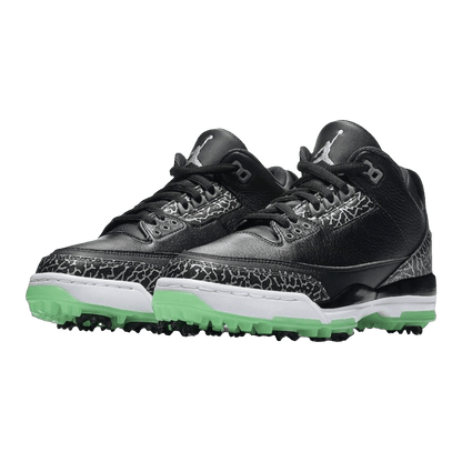Nike Air Jordan 3 Retro Golf Black Green Glow Side AJ3783-001