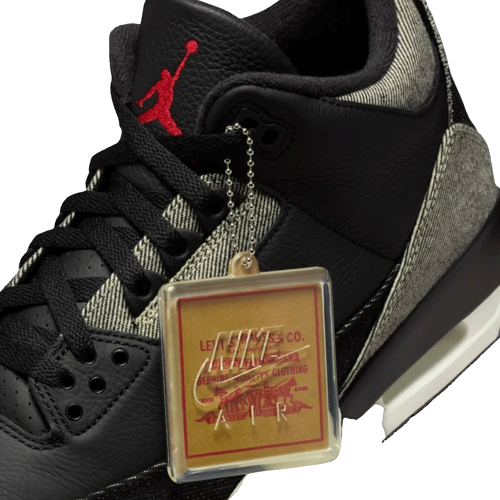 Nike Air Jordan 3 Retro Levi’s Black Tongue IR0914-400