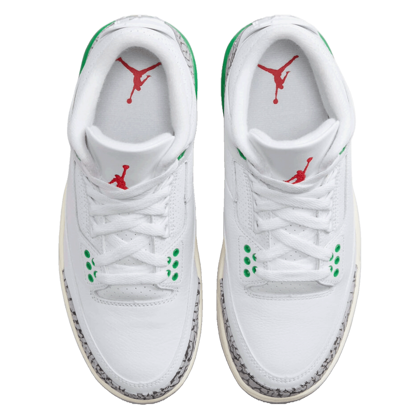 Nike Air Jordan 3 Retro Lucky Green (W) Oben