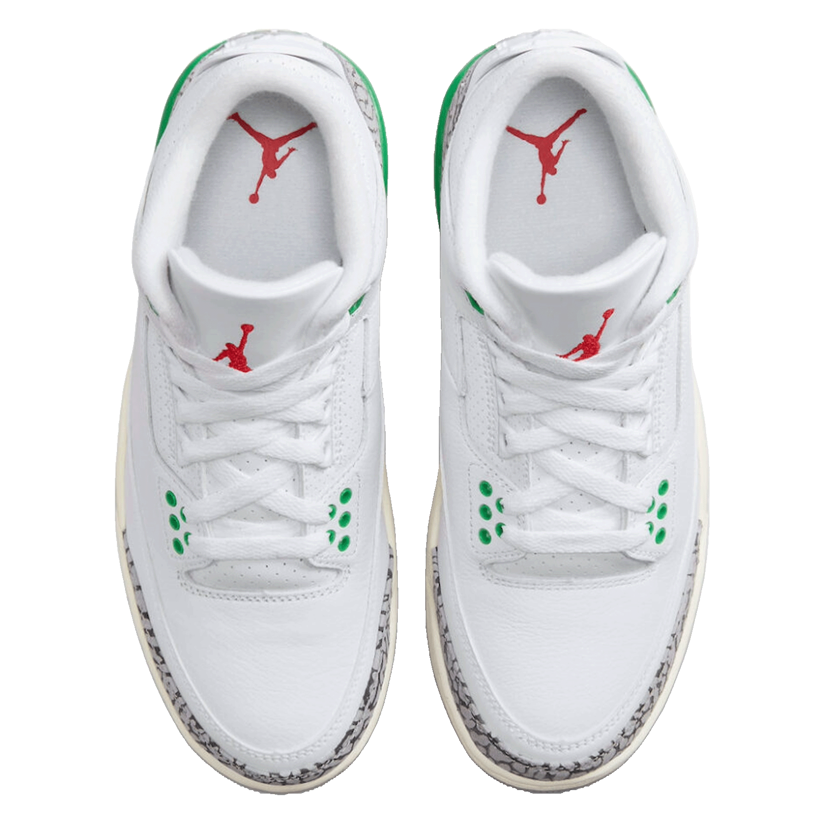 Nike Air Jordan 3 Retro Lucky Green (W) Oben