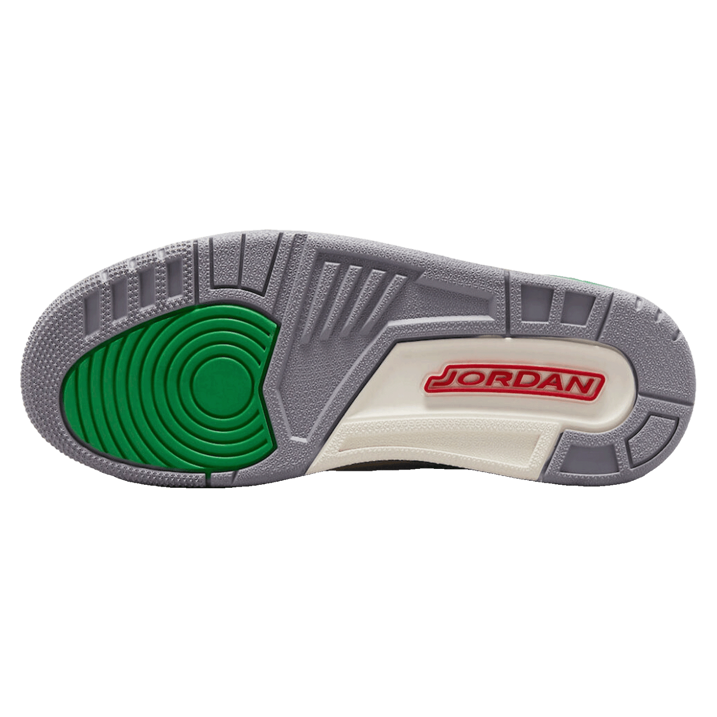 Nike Air Jordan 3 Retro Lucky Green (W) Sohle