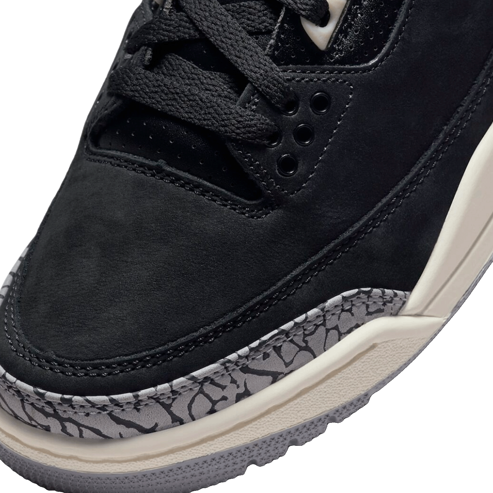 Nike Air Jordan 3 Retro Off Noir (W) Toe