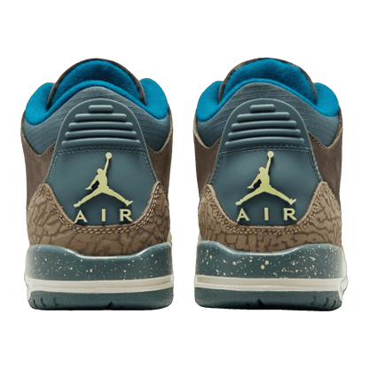 Nike Air Jordan 3 Retro Olive Grey (GS) Back IB7066-001